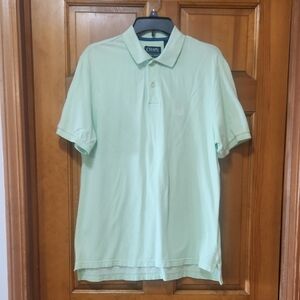 Chaps Light Green Polo Shirt, Men's Size Medium, GUC